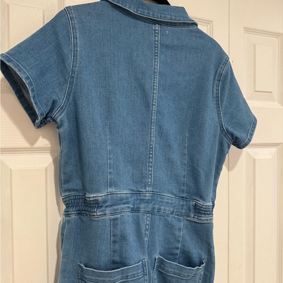 Show me your Mumu Emery Denim Jumpsuit - French Blue - L - Picture 6 of 6